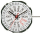2105 Miyota - Citizen Watch Movement Day And Date At 3:00 Overall Height 5.9mm - Universal Jewelers & Watch Tools Inc.