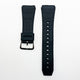 22 MM PVC Plain Watch Band With Easy Pin Black Color Quick Release Regular Size Watch Strap - Universal Jewelers & Watch Tools Inc.