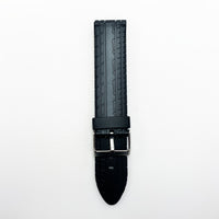 22 mm pvc plain line watch band with black color quick release regular size watch strap 1
