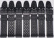 LOT OF 6pcs Watch Bands Black PVC Rubber 20MM - Universal Jewelers & Watch Tools Inc.