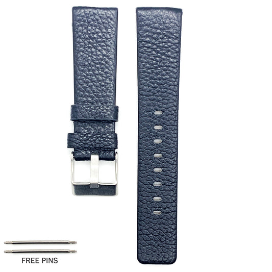 Genuine Leather Watch Band Fits Diesel Watches Black and Brown Watch Band 22 MM to 34 MM - Universal Jewelers & Watch Tools Inc.