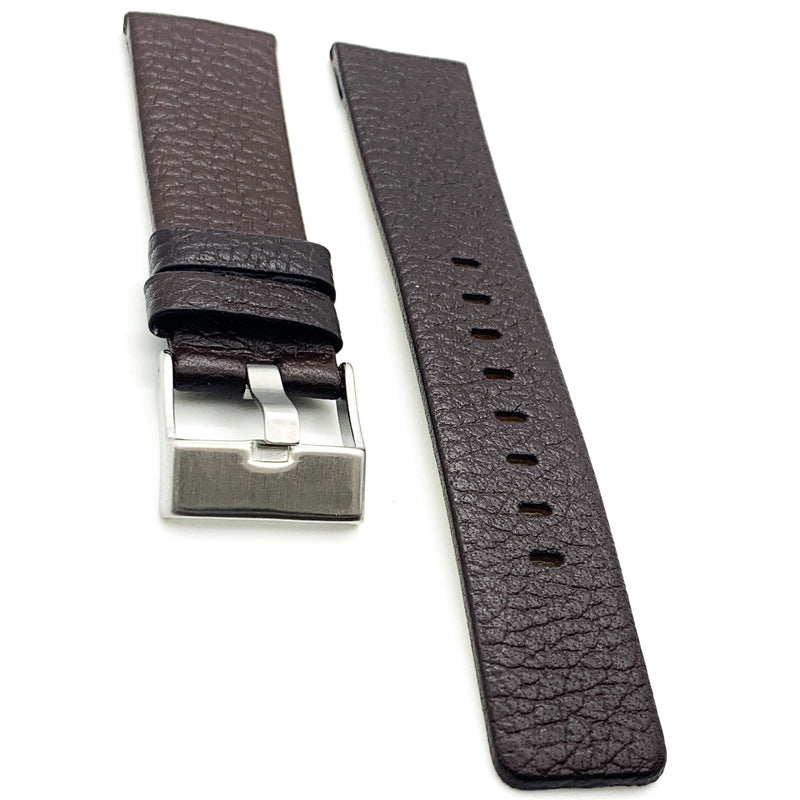 Load image into Gallery viewer, Genuine Leather Watch Band Fits Diesel Watches Black and Brown Watch Band 22 MM to 34 MM
