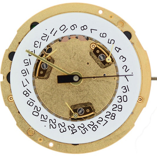 ETA Watch Movement 251.274 3EYE CHR DT4S,( Horizonal (strieght) (Inside) Swiss Made