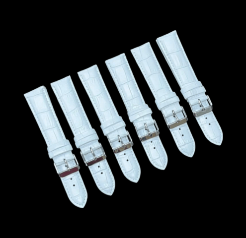 Watch Bands Stitched Alligator Crocodile Grain Padded Genuine Leather 12 - 30MMXXL - Universal Jewelers & Watch Tools Inc.