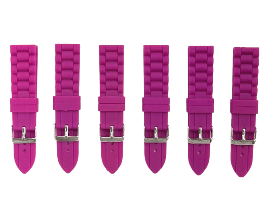 Premium Quality Soft Silicone Rubber Textured Sport Watch Band 22mm&24mm - Universal Jewelers & Watch Tools Inc.