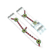 Plastic PVC Watch Band Transparent Art Design Swatch Replacement with Pins 17mm