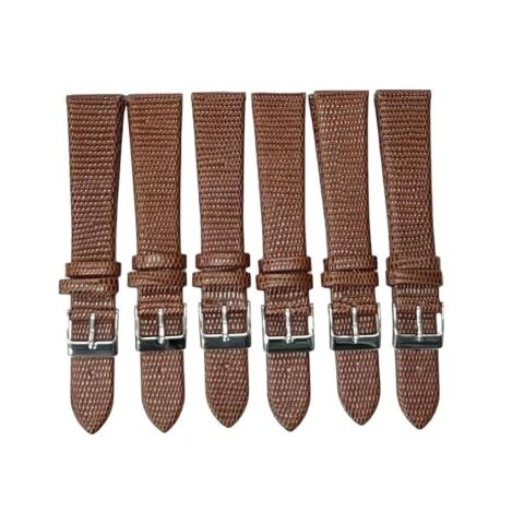 Watch Bands 12 - 24mm Genuine Leather Lizard Grain Best Quality - Universal Jewelers & Watch Tools Inc.
