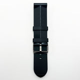 30 mm pvc pyramid style watch band black color quick release regular size sieko citizen watch strap also in 1