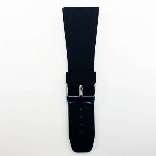 30 MM Silicone Special Watch Band Black Color Quick Release Regular Size Big Watch Strap