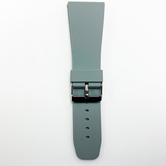 30 MM Silicone Special Watch Band Grey Color Quick Release Regular Size Big Watch Strap - Universal Jewelers & Watch Tools Inc.