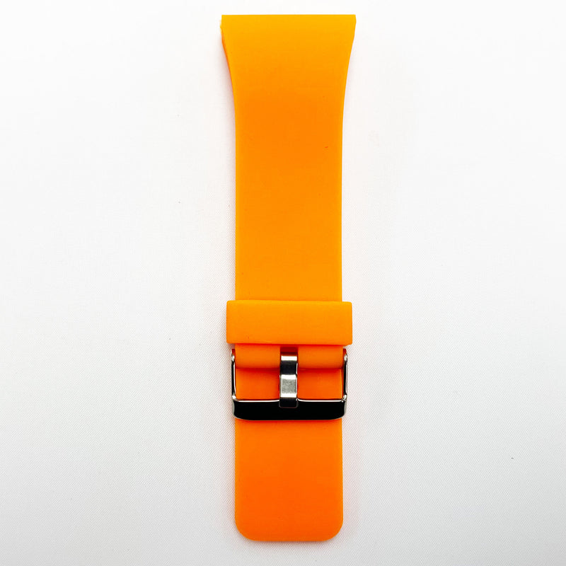 Load image into Gallery viewer, 30 MM Silicone Special Watch Band Orange Color Quick Release Regular Size Big Watch Strap

