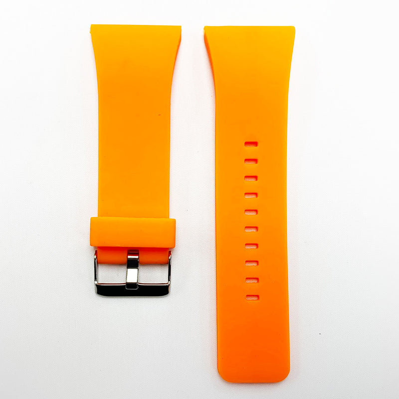 Load image into Gallery viewer, 30 MM Silicone Special Watch Band Orange Color Quick Release Regular Size Big Watch Strap
