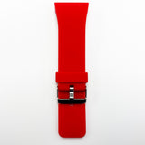 30 MM Silicone Special Watch Band Red Color Quick Release Regular Size Big Watch Strap