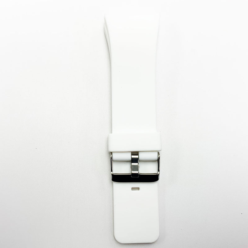 Load image into Gallery viewer, 30 MM Silicone Special Watch Band White Color Quick Release Regular Size Big Watch Strap
