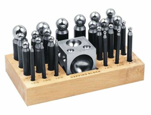 Load image into Gallery viewer, Doming Punch Steel set of 24 box economy 974
