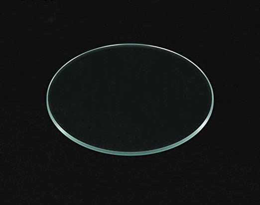 Watch Crystal Flat Round Mineral Glass Crystal 1.5mm Thick (32.0mm-41.9mm)