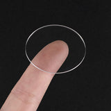 Round Flat Sapphire Watch Crystal 1.0mm Thick (Diameter 10.5mm to 45.0mm)
