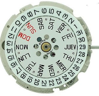 8205 Miyota - Citizen Watch Movement Day and Date Made in Japan - Universal Jewelers & Watch Tools Inc.