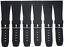 LOT OF 6pcs. Silicon Watch Bands Black 30mm Fit Big Sport Watches - Universal Jewelers & Watch Tools Inc.