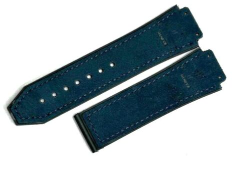 Matte Plain Genuine Leather Watch Band Strap Fits for Hublot Big Bang
