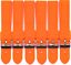 LOT OF 6PCS. SILICONE WATCH BANDS ORANGE COLOR 18MM, 20MM & 26MM - Universal Jewelers & Watch Tools Inc. 