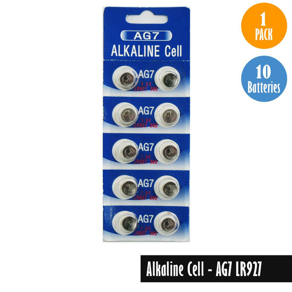 Alkaline Cell-AG7, LR927 1 Pack 10 Batteries, Available for bulk order - Universal Jewelers & Watch Tools Inc. 