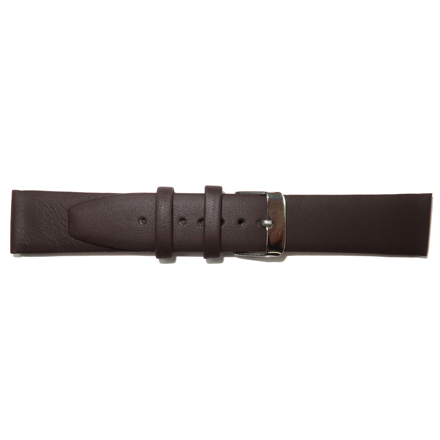 Genuine Leather Watch Band 8-24mm Flat Classic Plain Grain Black Brown Light Brown Tan Light Tan Light Green - Universal Jewelers & Watch Tools Inc. 