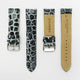 Crocodile Watch Grain Strap For Men 20 MM and 22 MM Band Grey Color, Regular Size, Watch Band Replacement