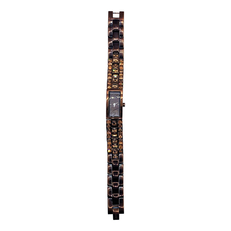 Load image into Gallery viewer, DKNY Ladies Bracelet Crystal Copper Dress Watch NY 3973
