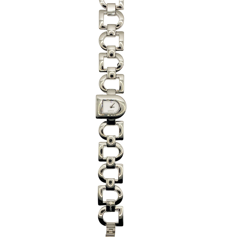 Load image into Gallery viewer, DKNY Ladies Bracelet D Shape Silver Watch NY4249
