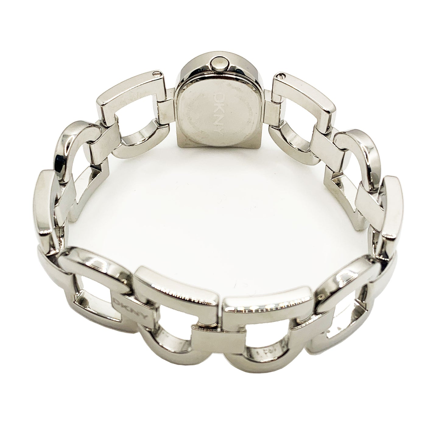 DKNY Ladies Bracelet D Shape Silver Watch NY4249