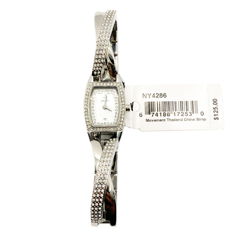 Load image into Gallery viewer, DKNY Twist Silver Tone Ladies Watch NY-4286
