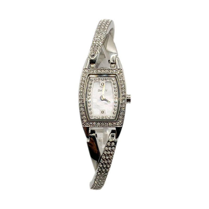 Load image into Gallery viewer, DKNY Twist Silver Tone Ladies Watch NY-4286
