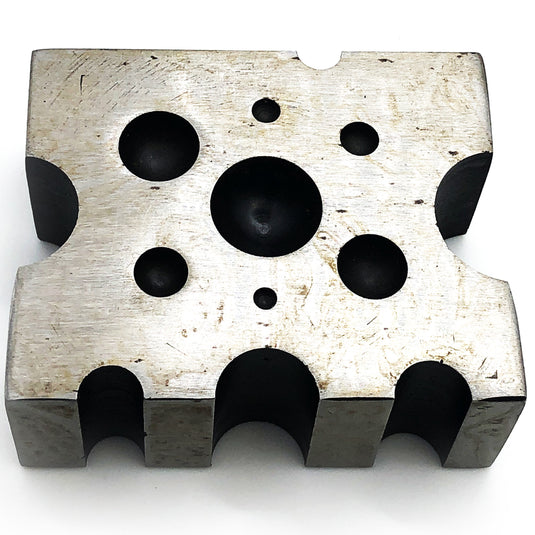 Design Block Brass Steel 2.5 x 2 11 holes