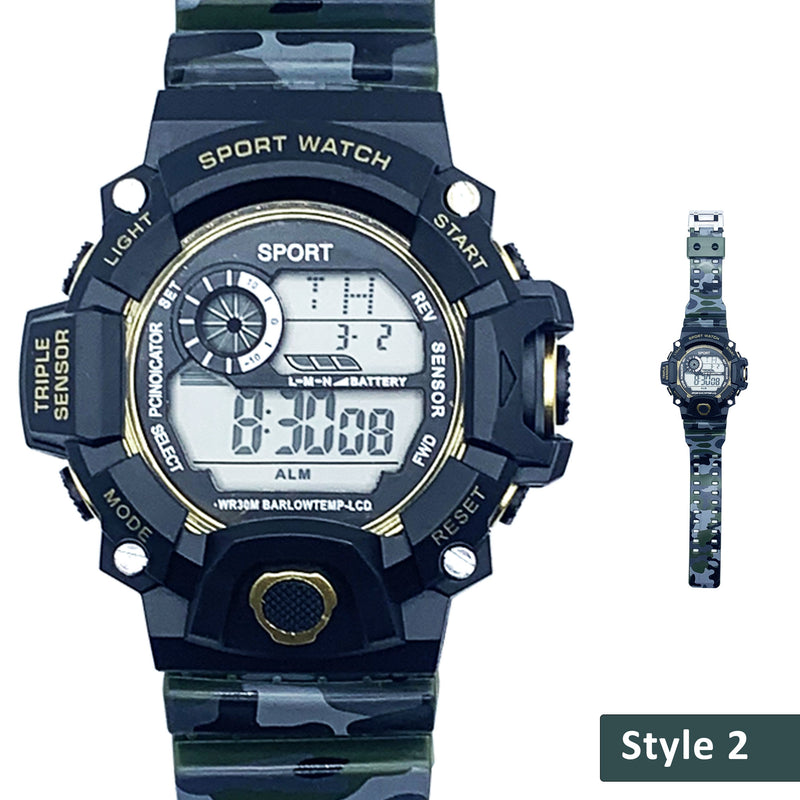 Load image into Gallery viewer, Digital Sports Watch Men 5 Different Styles for Sale Free Shipping in USA
