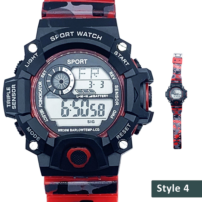 Load image into Gallery viewer, Digital Sports Watch Men 5 Different Styles for Sale Free Shipping in USA
