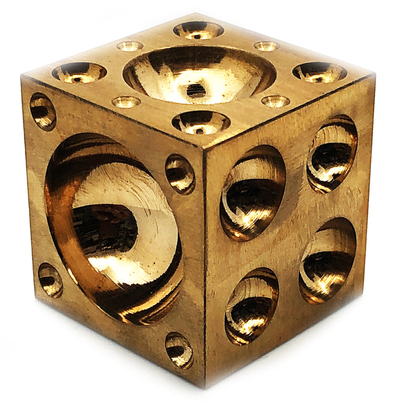 Load image into Gallery viewer, Doming Block Brass Steel 1.25 &quot;
