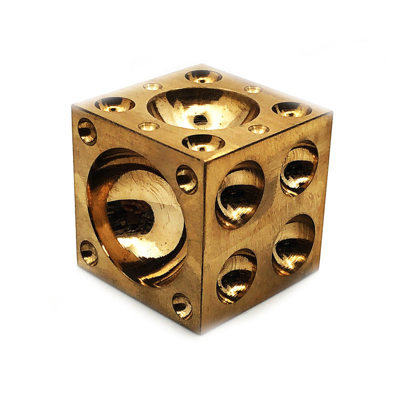 Load image into Gallery viewer, Doming Block Brass Steel 1.25 &quot;
