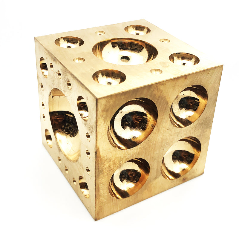 Load image into Gallery viewer, Doming Block Brass Steel 2.25&quot;
