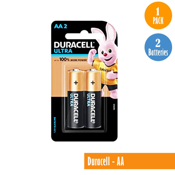 Duracell-AA, 1 Pack 2 Batteries, Available for bulk order - Universal Jewelers & Watch Tools Inc. 