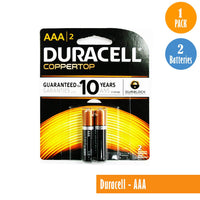Duracell-AAA, 1 Pack 2 Batteries, Available for bulk order - Universal Jewelers & Watch Tools Inc. 