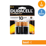 Duracell-C, 1 Pack 2 Batteries, Available for bulk order - Universal Jewelers & Watch Tools Inc. 