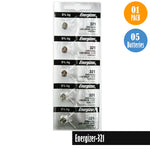Energizer-321 Watch Battery, 1 Pack 5 batteries, Replaces SR616SW - Universal Jewelers & Watch Tools Inc. 