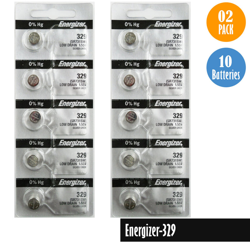 Load image into Gallery viewer, Energizer-329 Watch Battery, 1 Pack 5 batteries, Replaces SR731SW
