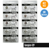 Energizer-329 Watch Battery, 1 Pack 5 batteries, Replaces SR731SW