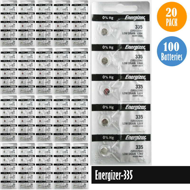 Load image into Gallery viewer, Energizer-335 Watch Battery, 1 Pack 5 batteries, Replaces SR512SW
