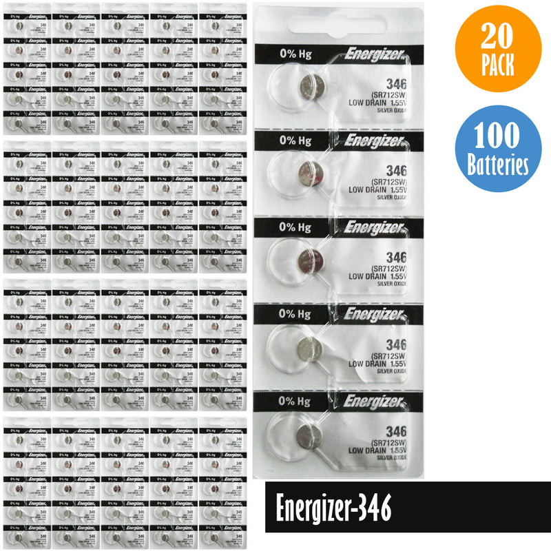 Load image into Gallery viewer, Energizer-346 Watch Battery, 1 Pack 5 batteries, Replaces SR712SW
