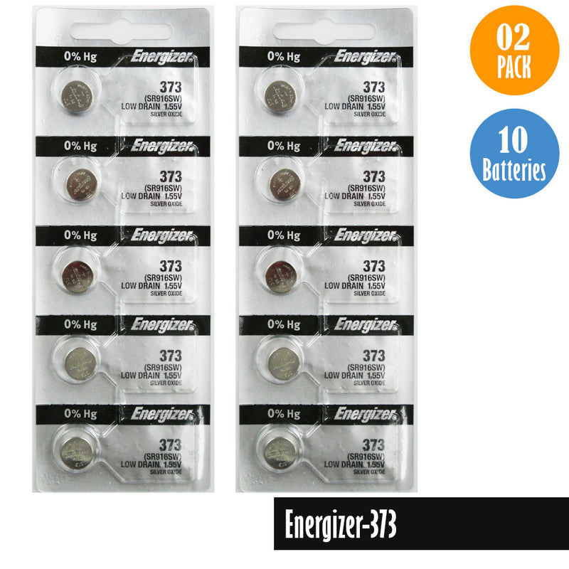 Load image into Gallery viewer, Energizer-373 1 Watch Battery, 1 Pack 5 batteries, Replaces all SR916SW
