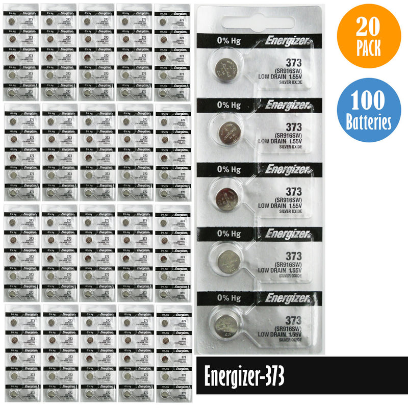 Load image into Gallery viewer, Energizer-373 1 Watch Battery, 1 Pack 5 batteries, Replaces all SR916SW
