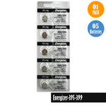 Energizer-395-399 Watch Battery, 1 Pack 5 batteries, Replaces all SR927W, SR927SW - Universal Jewelers & Watch Tools Inc. 